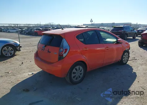 2012 Toyota Prius C from USA, damaged, VIN JTDKDTB36C1021505